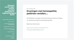 Desktop Screenshot of genezenvanuiteigenkracht.nl