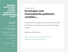 Tablet Screenshot of genezenvanuiteigenkracht.nl